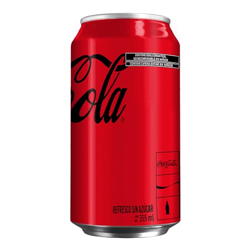 Coca-Cola Sin Azúcar, 12 Pack - 355 ml/lata