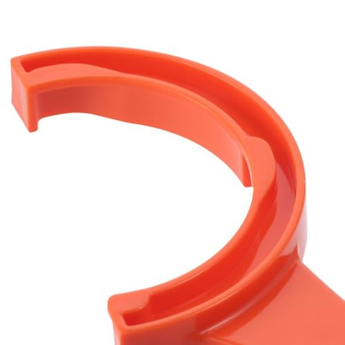 Image of BYOBYO RV Sewer Hose Fitting Wrench,Multi-Purpose Universal Tool Sewer Cleanout Cap Plug Wrench for Most 3-Inch and 4-Inch Male /Female Camper Sewer Caps, Orange