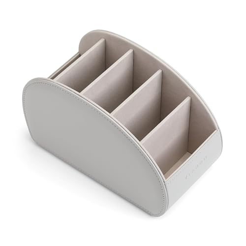 VLANDO リモコンホルダー リモコン立て 小物入れ 卓上収納 ペン立て(GRAY)