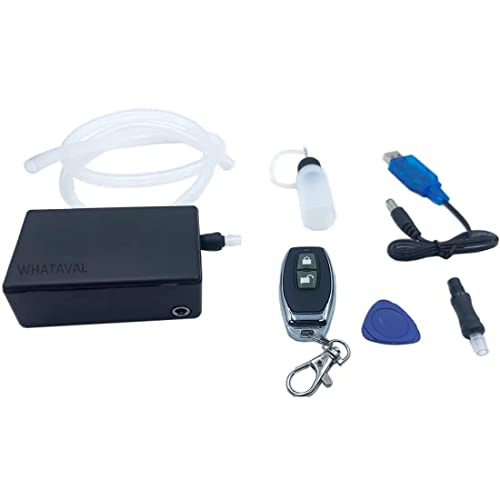 Whataval Mini Foggy Machine Fogger Smoke Maker Wireless Remote Control Large Volume Generator Kit For Photography Cosplay Airflow Testing cover