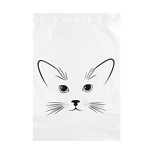 Buste Per Spedizioni,Buste Per Spedizione 100pcs 10x13 pollici Buste di corriere Auto guarnizione Plasting Busta busta Borse carino Gatto Sacchetti per imballaggio