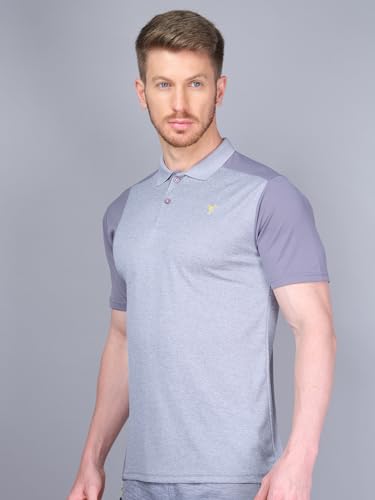 Image of TECHNOSPORT Men's Slim Fit Active T-Shirt - (MTP537 P) Pack of 1