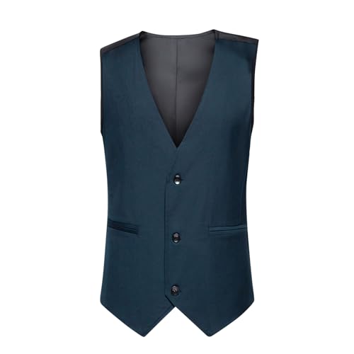 Men's Suit Vests Business Casual Tuxedo Regular Fit Sleeveless Dress Vest Party Groomsmen Waistcoats For Wedding Prom2