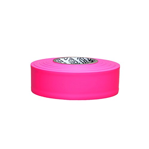 Presco PresGlo Arctic Roll Flagging Tape [5 mils thick]: 1-3/16 in. x 50 yds. (Neon Blue) [NON-ADHESIVE] - Thumbnail 2