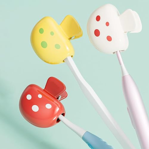 Image of HASTHIP Toothbrush Cover Case (3 Pack), Brush Cover Case for Travel & Home, Protects Bristles, Hygienic & Durable Cap Set for Adults & Teens, Fits Most Toothbrushes, Easy to Use