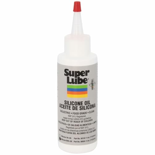 Super Lube 56504 Silicone Oil 5000 cSt, Clear