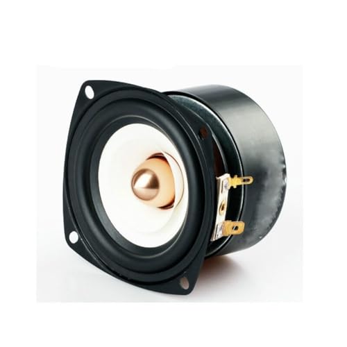 2PCS 3インチフルレンジ周波数スピーカー、4オーム8オーム15WハイファイメディアントベースラウドスピーカーホームシアターDIY用 (Size : 8Ohm-01)