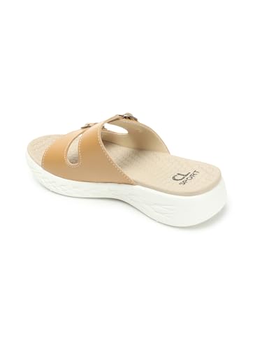 Image of Carlton London women's Comfortable & Lightweight Slip-On Sandals