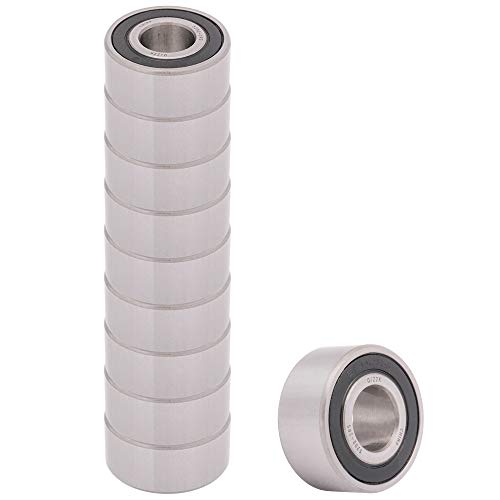 [10-Pack] 5202-2RS - Angular Contact Ball Bearing 15 mm x 35 mm x 15.9 mm (ID x OD x Width) Double Rubber Seal