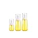 Produktbild Tragbare Reise-Flaschen Sprayer Leakproof Transparente nachfüllbare Lotion Sub-Flaschen Container-Set für nachfüllbare Seifenspender 3pcs (hellgelb)