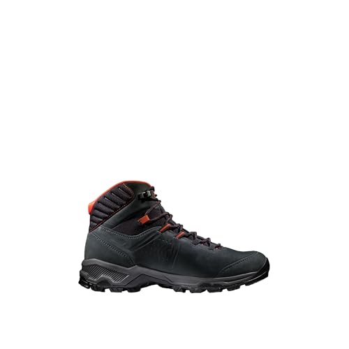 Image of Mammut Men's Mercury IV Low GTX Hiking Shoes, Titanium-Hot Red, Vibram Sole, 3D Memo Foam, Day Hike Comfort