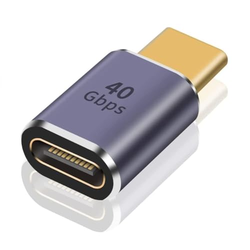 Image of REDWIND USB C Adapter, USB Type C Male to Female Adapter Extender Support 100W, 40Gbps, 8K@60Hz for Thunderbolt 4 /3, MacBook Pro /Air, Laptop, Tablet, Smartphone and More Type C Devices