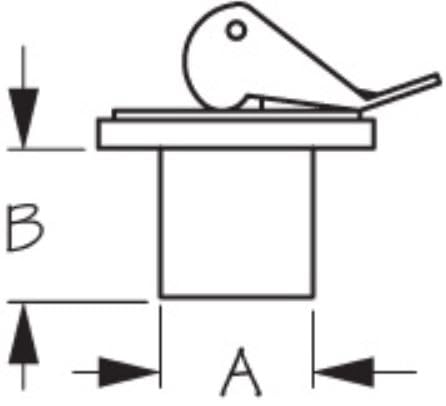 Sea Dog 520093-1 Baitwell Plug, 5/8-Inch
