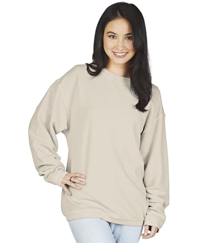 Image of Charles River Apparel Unisex Camden Crew Neck Sweatshirt, Men's & Women's Relaxed Pullove
