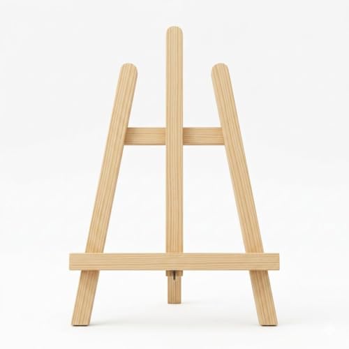 Image of Grandink 15 Inch Wooden H-Frame Tabletop Easel Stand (Pack of 1)