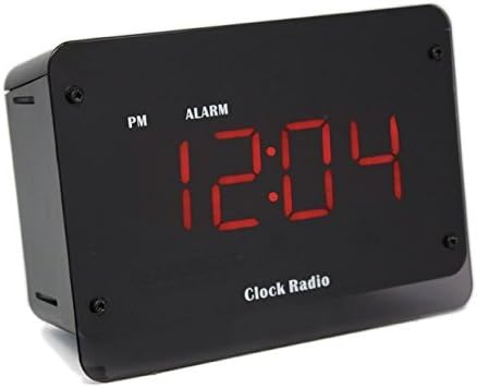 SPY Gadgets | 4K Hidden Camera Spy Camera [ Upgraded 04/19 ] Home Surveillance Nanny Cam Clock Radio | Zone Shield HD 2160P Hidden Video Camera with Night Vision, Motion Activation or Constant Record