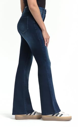 1822 Denim Women's Classic 30" High-Rise Better Butter Flare Jeans2