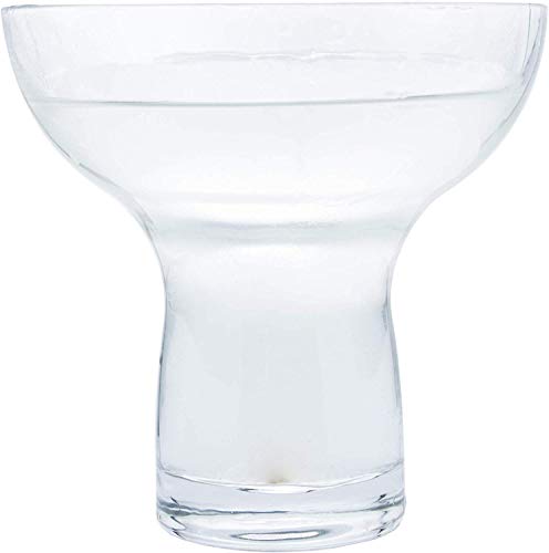 Margarita Glasses Stemless Large Thick Solid LEAD Free Clear Glass, 16 Ounces (4)