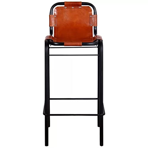 Vidaxl Bar Stools 2 Pcs Real Leather #TOP3