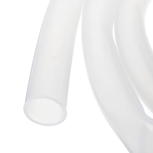 Image of 3.3ft 1-1 /4 inch ID x 1-1 /2 inch OD Silicone Tubing Clear Industrial Plastic Tubing Pure Silicone Hoses for Pump Siphoning Draining Irrigation Brewing