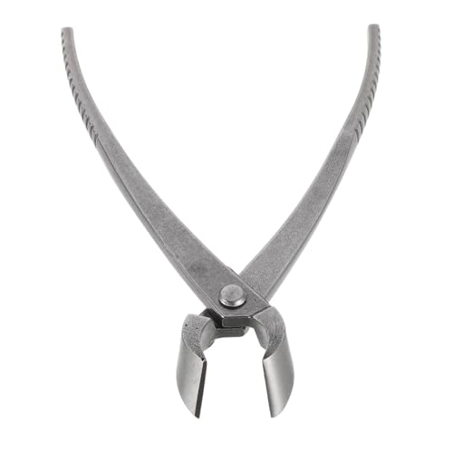 MERRYHAPY Tijeras de Podar Cóncavas para Bonsái Herramienta de Jardinería Ligera y Ergonómica Tijeras de Corte Ángulo para Flores Accesorios para Mantenimiento de Bonsáis Acero Duradero