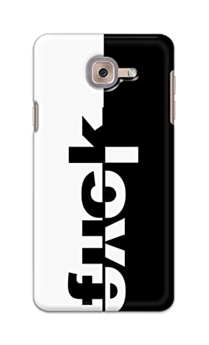 Image of PRINTFIDAA One Words Fukc Love Creative Art Innovative Wonderfull Printed Designer Hard Case for Samsung Galaxy J7 Max /Samsung On Max, SM-G615F / DS Back Cover -(e) RPM1003