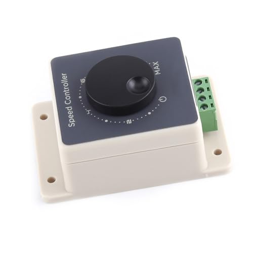 Controlador de velocidad PWM CC 10-60V regulador compacto de 12V 3