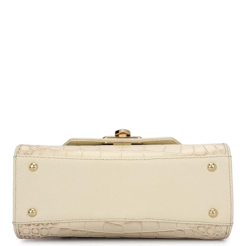 Image of Da Milano Leather Satchel Bag for Women (00964S-OL)