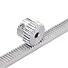 1pcs High Precision Stainless Steel Gear Rack 200mm Length | 0.5/1 Modulus | Straight Teeth Drive for Industrial use(0.5mod 5x5mm)