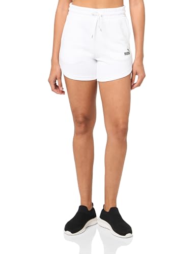 PUMA short taille haute femme Ess 12,7 cm blanc vêtement sport taille XS