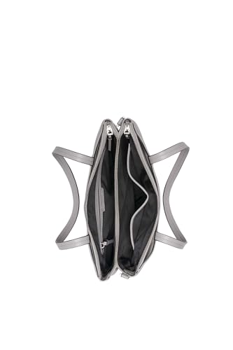 Bolso tote organizacional Calvin Klein para mujer, modelo Chrome 2 en 1 miniatura 4