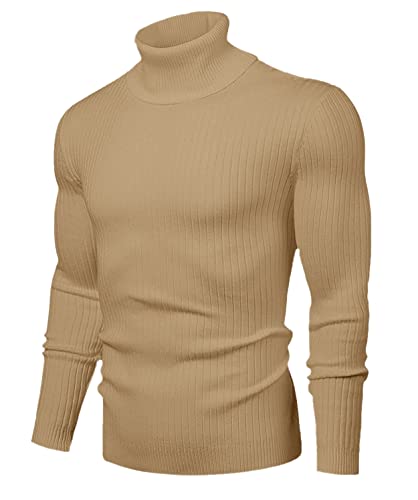 Image of NORTHWIND Men's High Turtle Neck Cotton T-Shirt