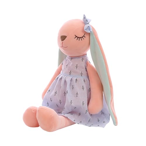 ZOOMPIL Conejito de Peluche, 35cm Muñeca Conejo Orejas Largas Peluche, Juguete de Peluche Conejo Idea de Regalo para Niños y Niñas, Azul