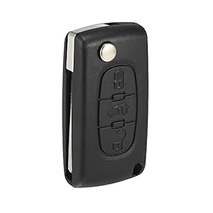 X AUTOHAUX 3 Key Button Remote Car Fob Key Case Shell for Peugeot for Citroen