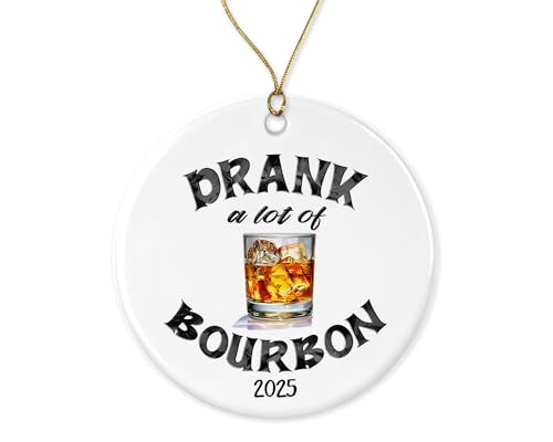 Décoration de Noël en céramique Bourbon impression double face qualitative