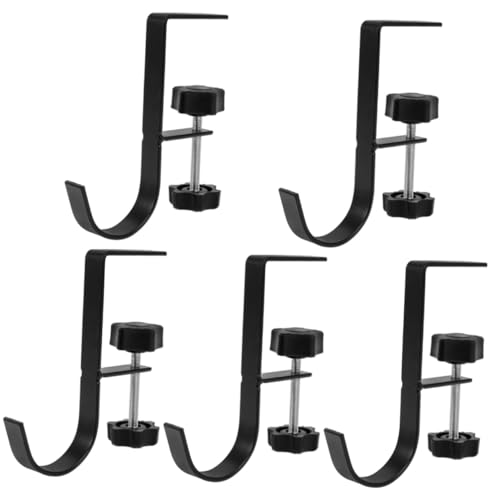 GALPADA 5pcs Adjustable Desk Hook Multi-Function Purse Hanger Bag Holder for Table and Wall
