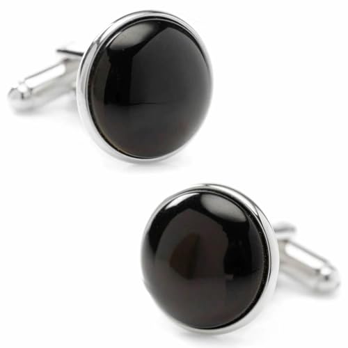 Ox & Bull シルバー & オニキス カフス カフスボタン カフリンクス ob0063