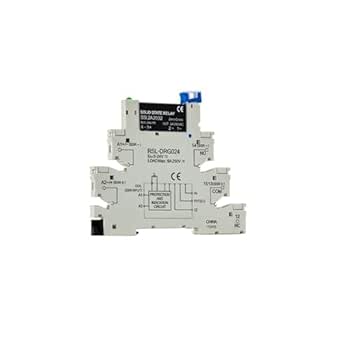 Amazon.com: 1PC Slim Relay modules DIN-Rail SSR Solid State Relay ...