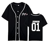 Photo Gallery yijee skz - maglietta da baseball estiva per gli appassionati di kpop, stay e amanti della banda, nero-5., xl Photo Gallery yijee skz - maglietta da baseball estiva per gli appassionati di kpop, stay e amanti della banda, nero-5., xl