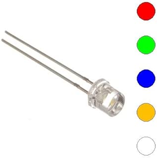 E-Projects B-0001-B06 Clear 5 Color Assorted LEDs, Wide Angle Light, 5 mm (Pack of 125) - coolthings.us