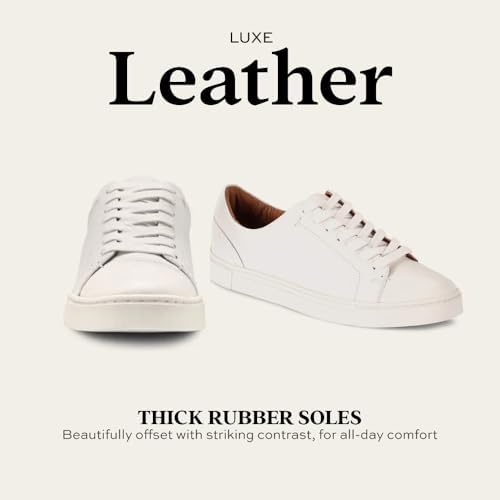 Frye Ivy Low Lace Sneakers for Women Crafted from Soft, Vintage Italian Leather with Removable Molded Footbed, Leather Lining, and Contrast White Rubber Outsoles, White - 10M | Image 3