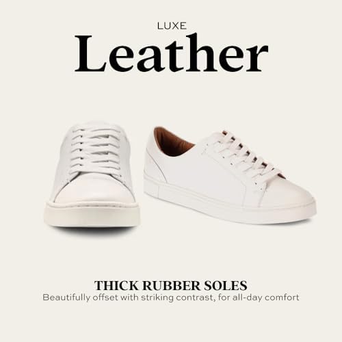 Frye Ivy Low Lace Sneakers for Women Crafted from Soft, Vintage Italian Leather with Removable Molded Footbed, Leather Lining, and Contrast White Rubber Outsoles