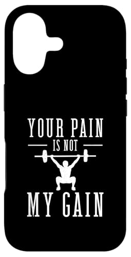 Your Pain Is Not My Gain Funny Health Goals �t�B�b�g�l�X�R�[�` �X�}�z�P�[�X iPhone 17 �p