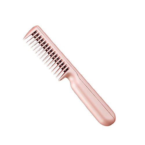 BESTYASH 1Juego Cepillo Calefacción Peine de Portátil para Carga USB Color Rosa para Frizz y Daños