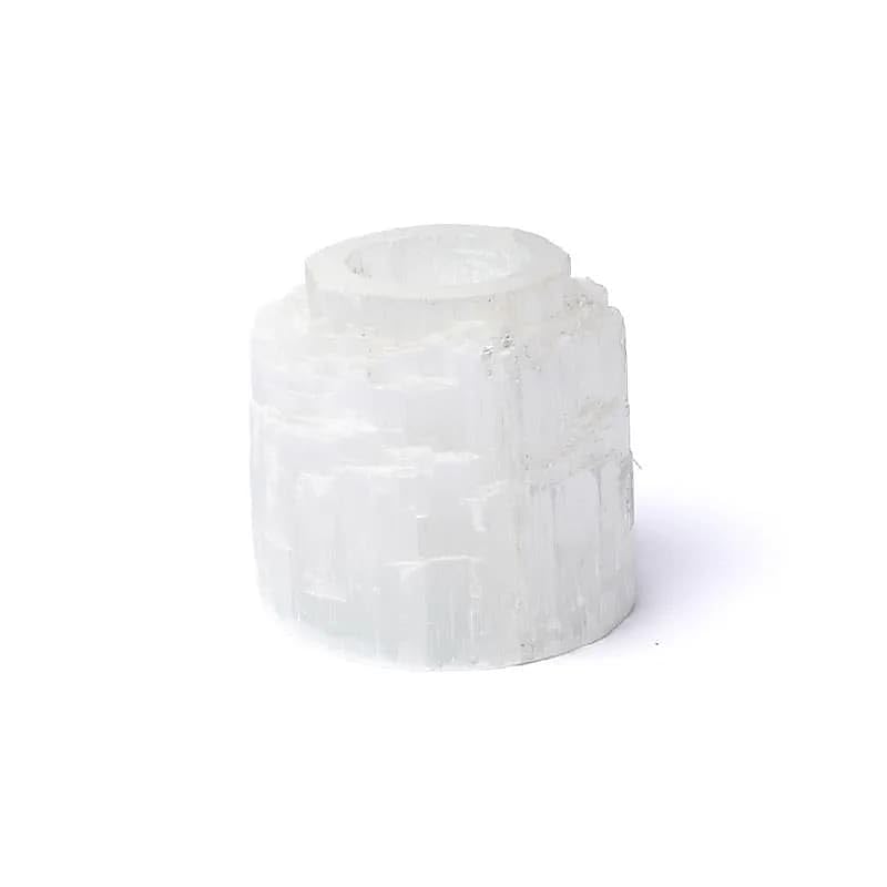 Räucher Set Sandelholz natürliche Rückfluss Räucherkegel - 24 g + Selenit Eisbe
