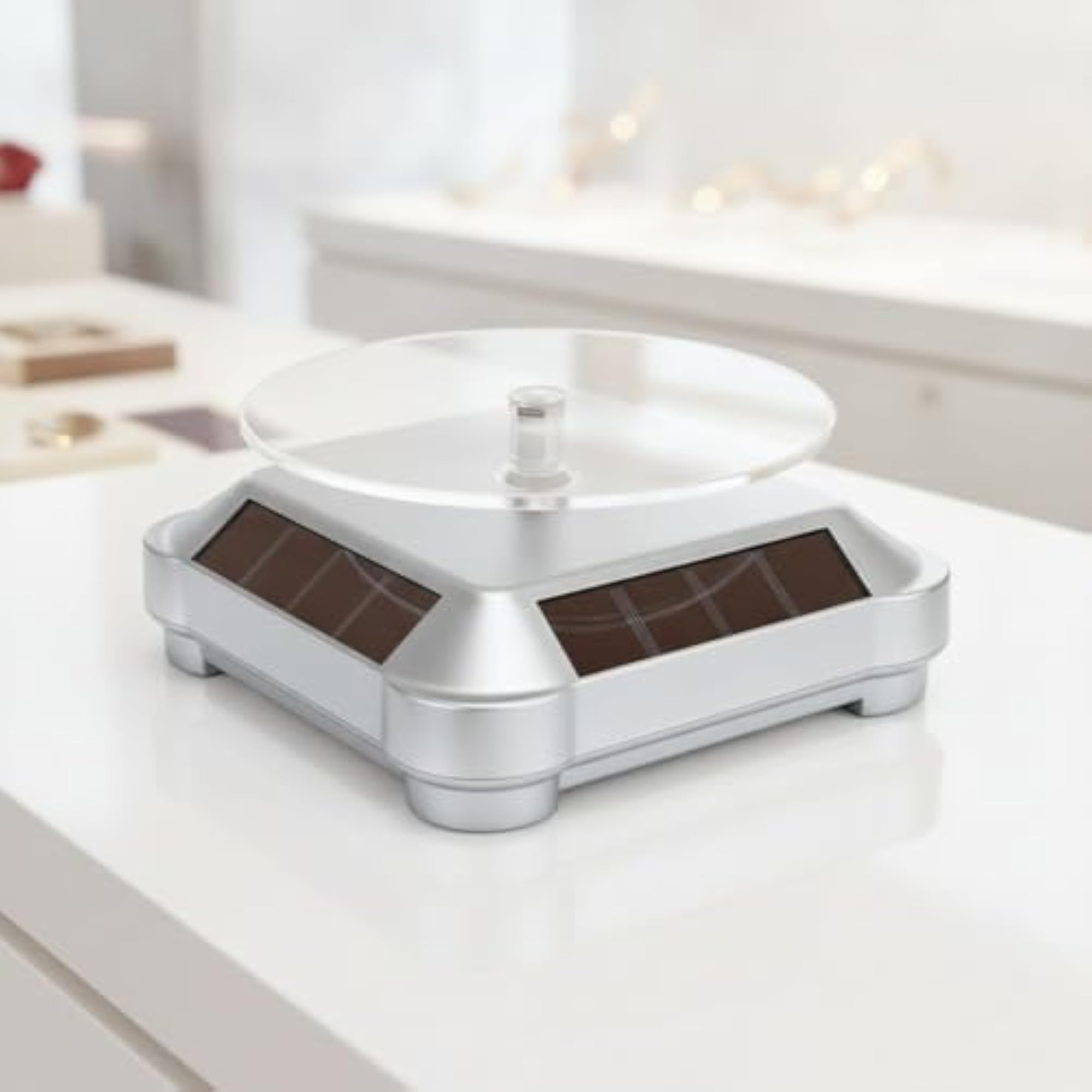 360-Degree Rotating Display Stand Automatic Solar Turntable