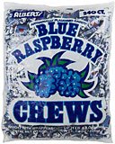 Rhode Island Novelty IR Albertâ€s Fruit Chews Blue Flavor 240 Candies, Raspberry,Blue Raspberry, 1 Count,ZYFRUBR