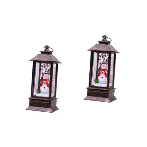 Zerodeko 2 Peças Luzes De Natal Lanterna De De Natal Luzes Noturnas De Férias Lanterna De Água Ilumi