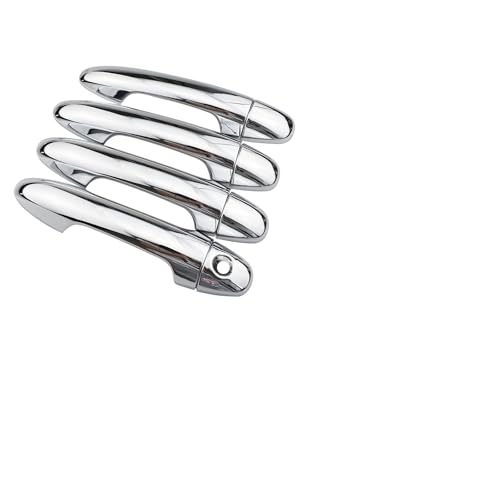 Garnitures poignée porte latérale chromées ABS Toyota RAV4 anti-rayure