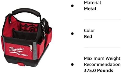 Milwaukee Electric Tool 48-22-8310 Packout, 10", Storage Tote, Red